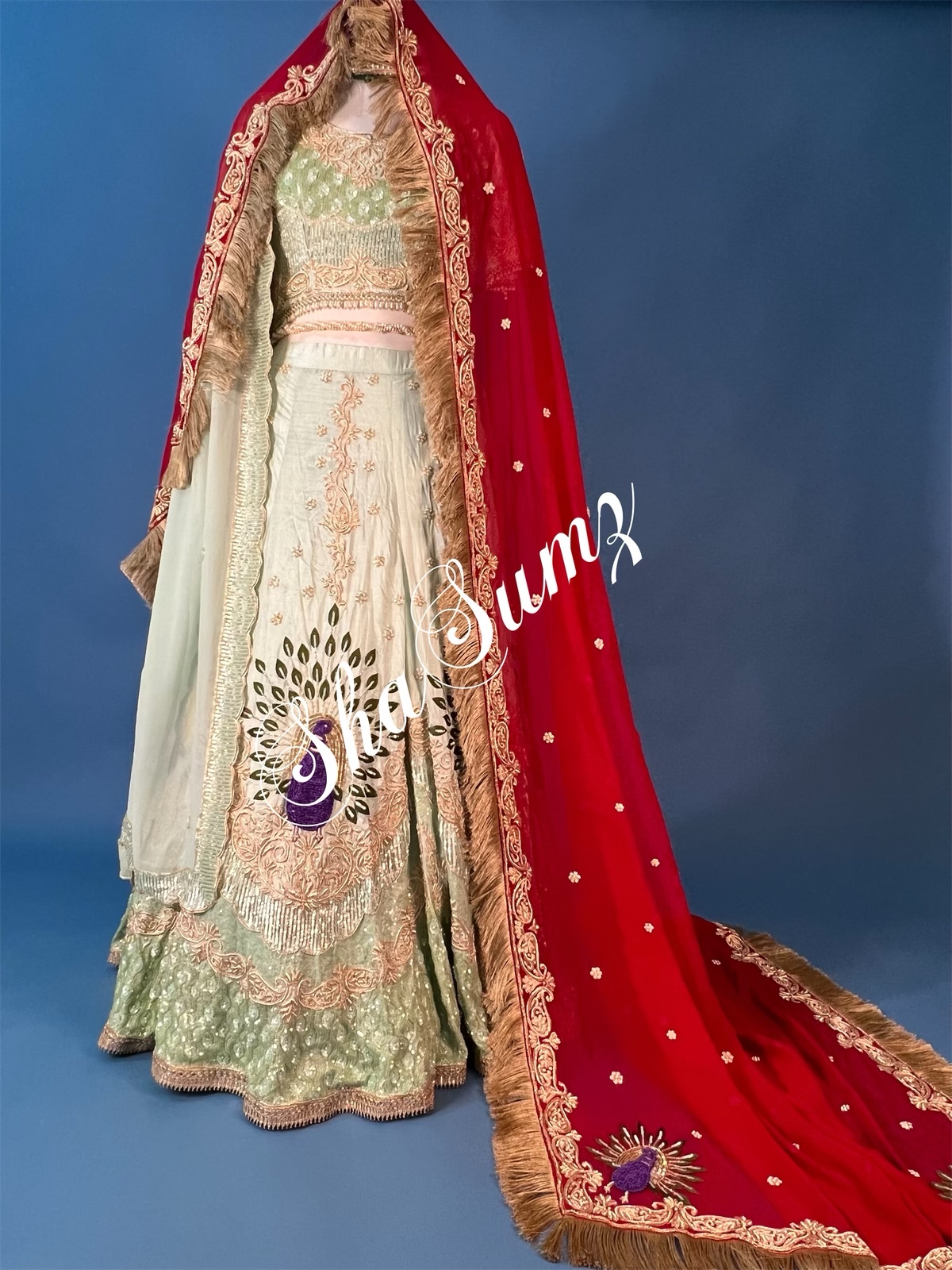 Zardozi lehenga set SSL514