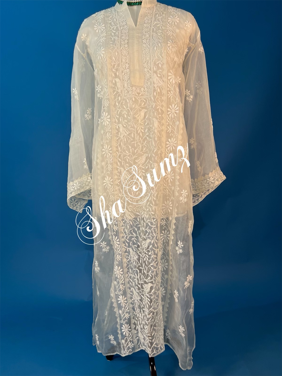 Hand embroidered Chikankari Kurta SSK313