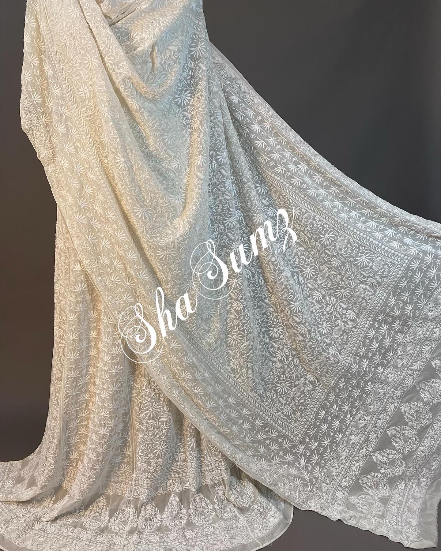 Chikankari lehenga SSL614