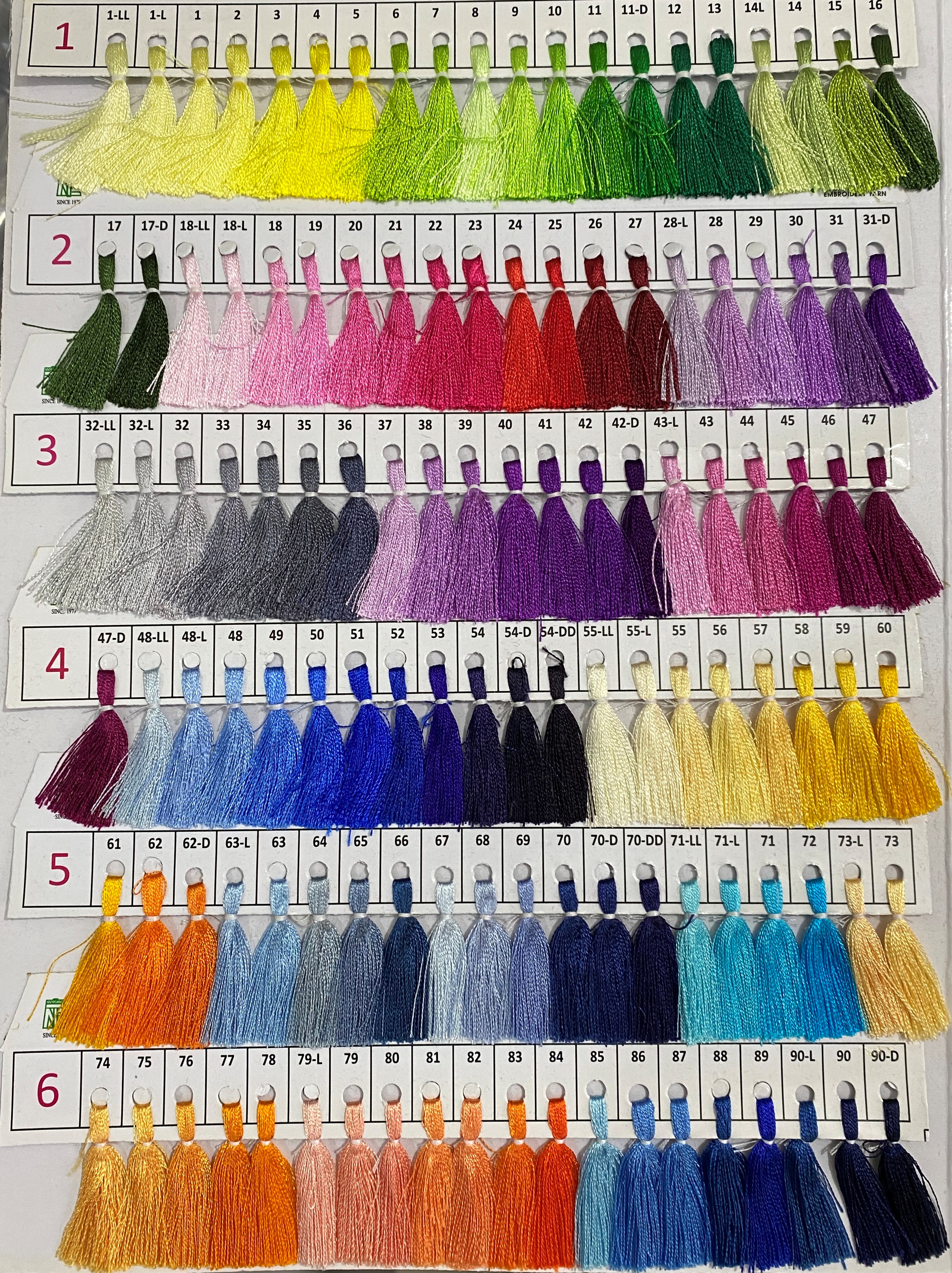 Shade Card 1